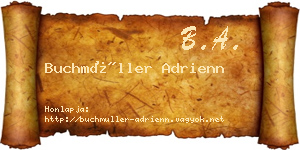 Buchmüller Adrienn névjegykártya