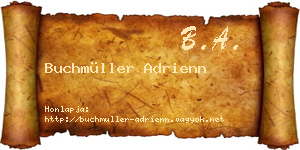 Buchmüller Adrienn névjegykártya