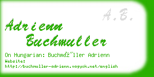 adrienn buchmuller business card